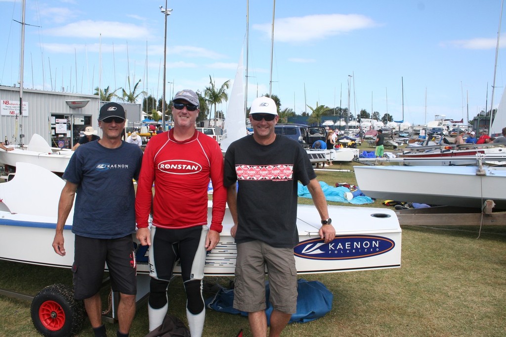 Blur Crew from left Sam Sanderson, Andrew Chisholm and Malcolm Higgins - Sharpie National Championship 2012 © Chris Murray